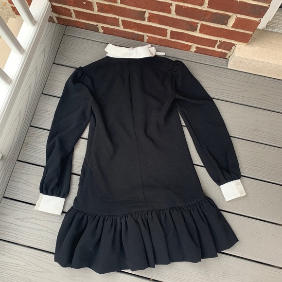 cinq a sept Cala Tie Neck Long Sleeve Shift Dress - Picture 8 of 14